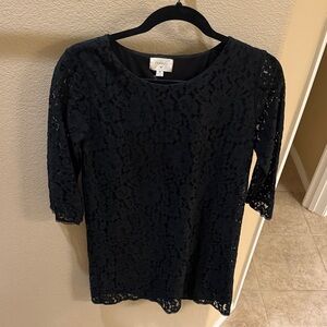 Everly Black Lace Mini Dress